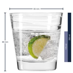 Leonardo Trinkglas Vario 250 ml, 6 Stück, Transparent