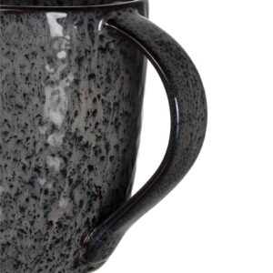 Leonardo Cappuccinotasse Matera 430 ml, 6 Stück, Anthrazit