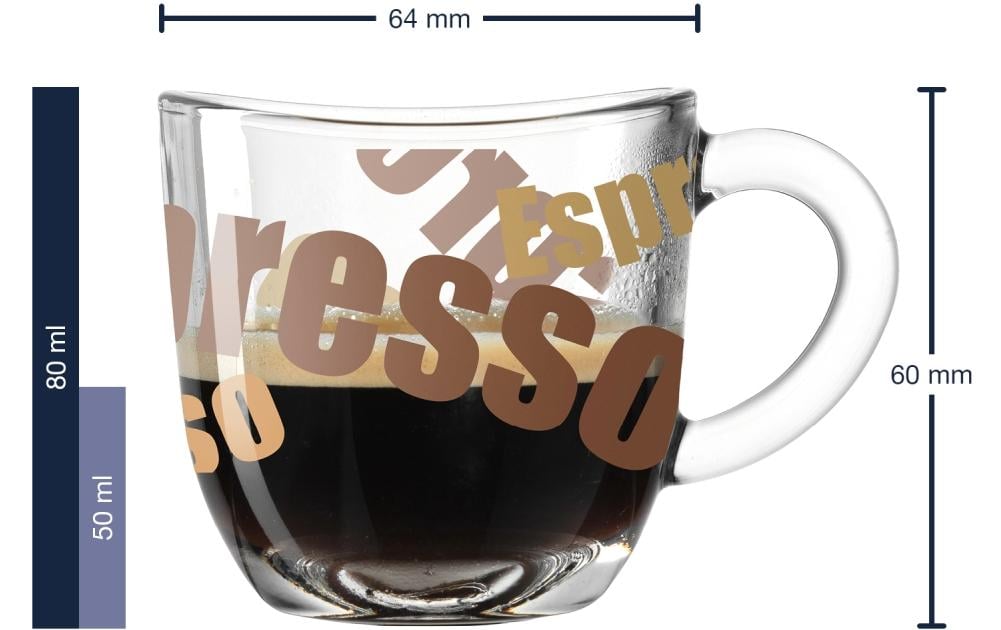 Leonardo Senso – Tazza Per Espresso In Vetro Trasparente, Lavabile In Lavastoviglie E Microonde, 1 Pezzo - 4