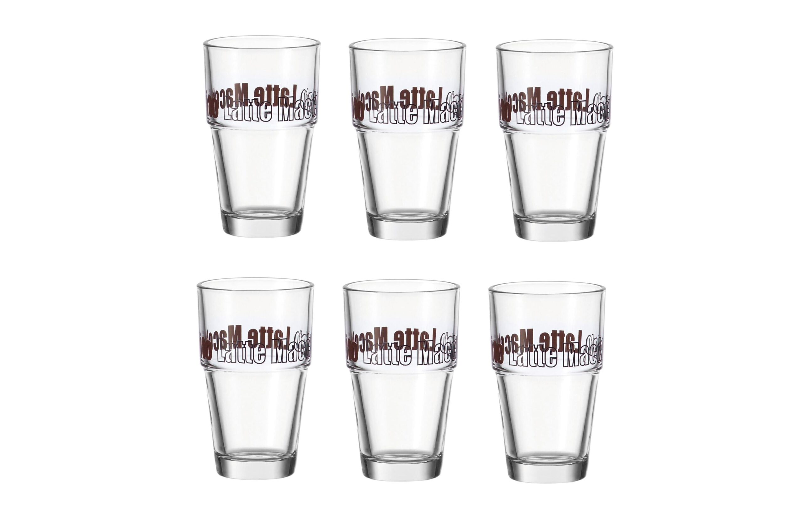 Verre A The Leonardo Solo Set Latte Macchiato Becher Mit Edelstahl